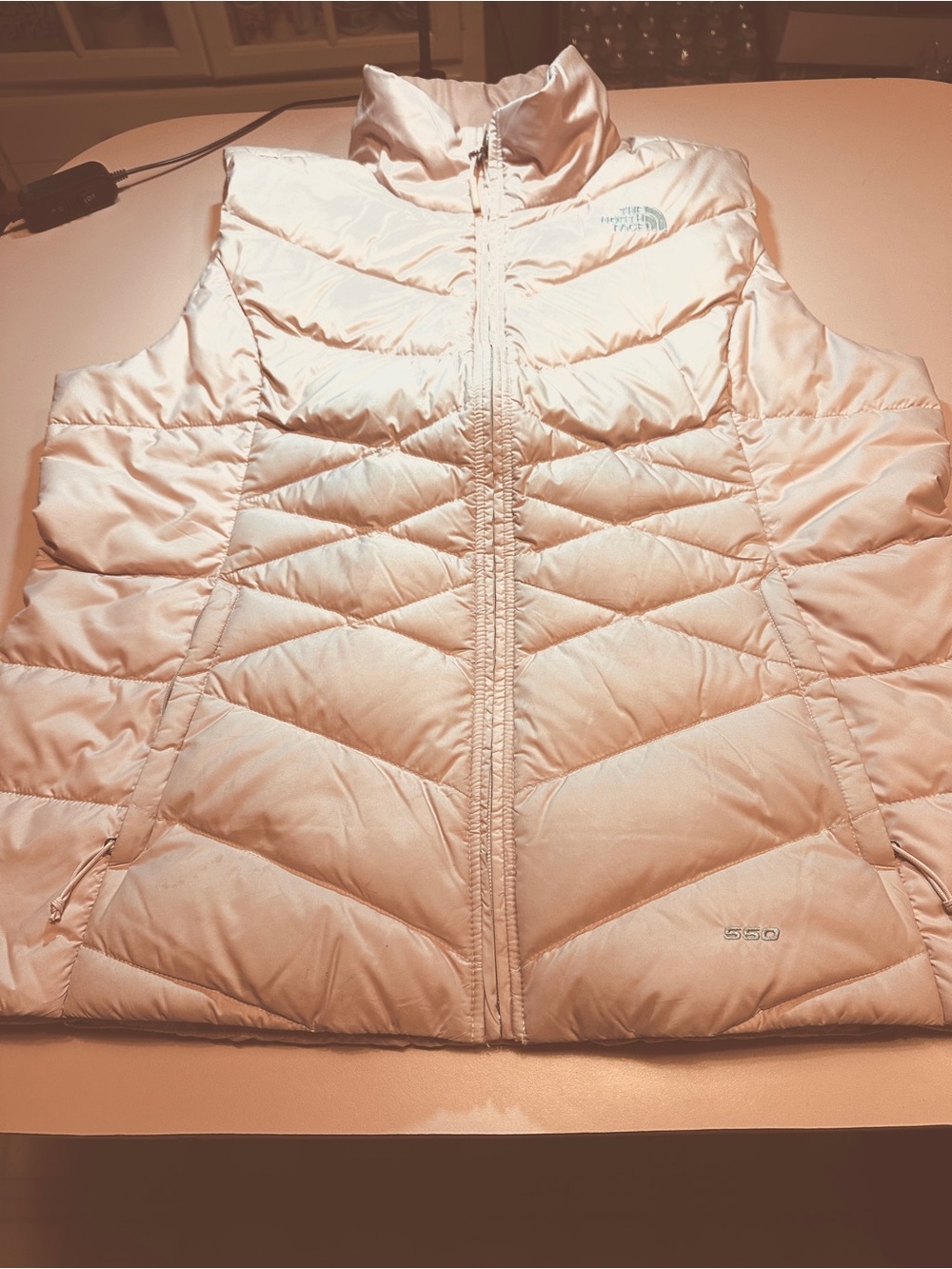 The North Face Women's Quilted Puffer Vest - Pale Pink